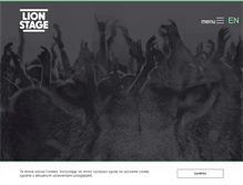 Tablet Screenshot of lionstage.com